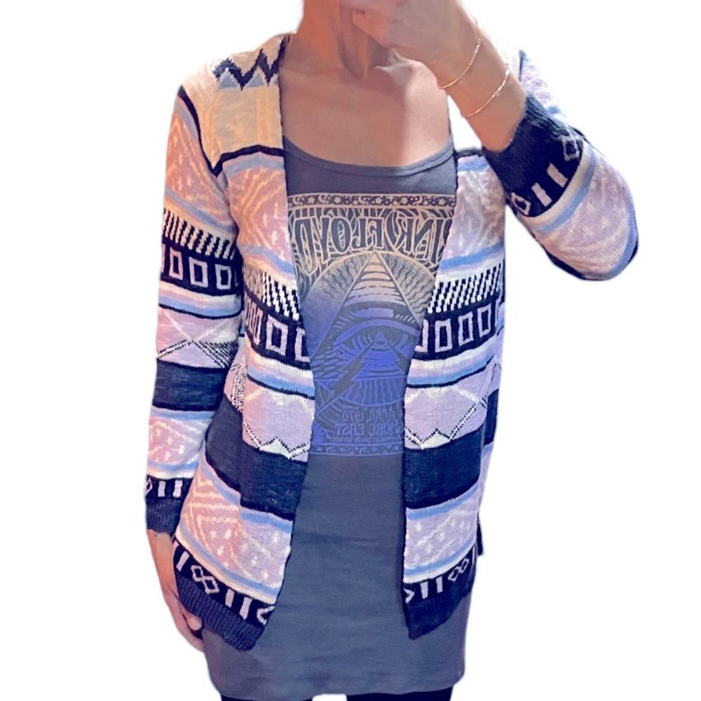 Love Aztec Multi Color Cardigan S : M/L